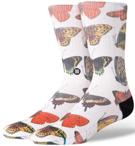 Stance Flutterby Crew Socks Stance Flutterby Crew Socks