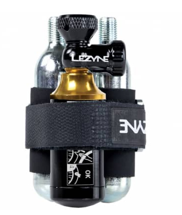 Lezyne Tubeless CO2 Blaster cartridge pump incl. repair kit Lezyne Tubeless CO2 Blaster cartridge pump incl. repair kit