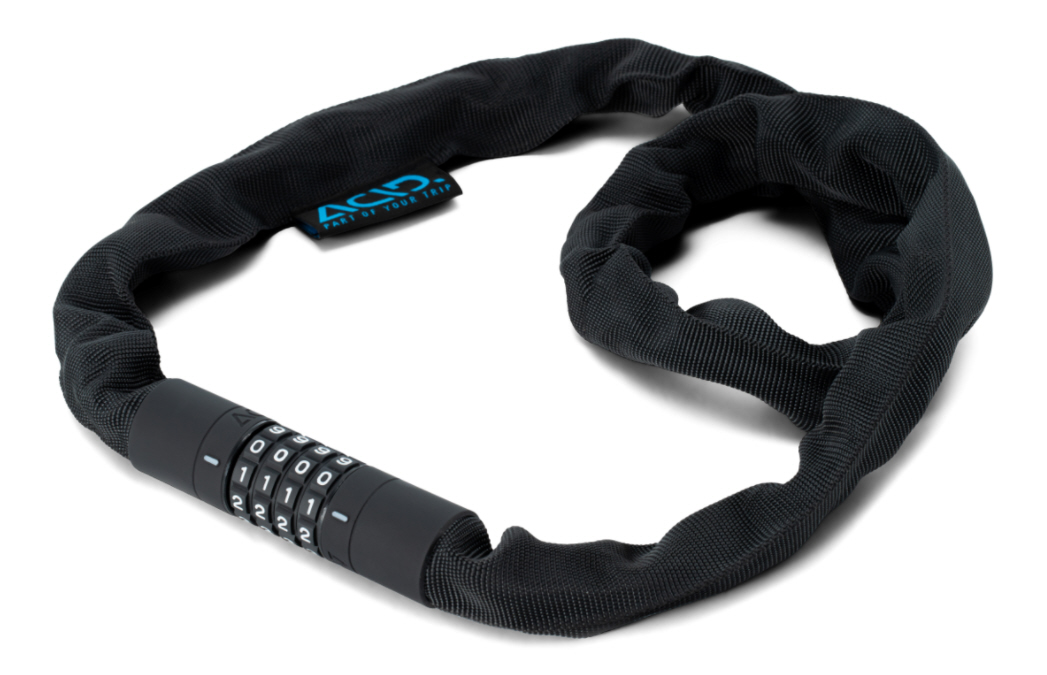 ACID combination chain lock CORVID PRO C120 black ACID combination chain lock CORVID PRO C120 black