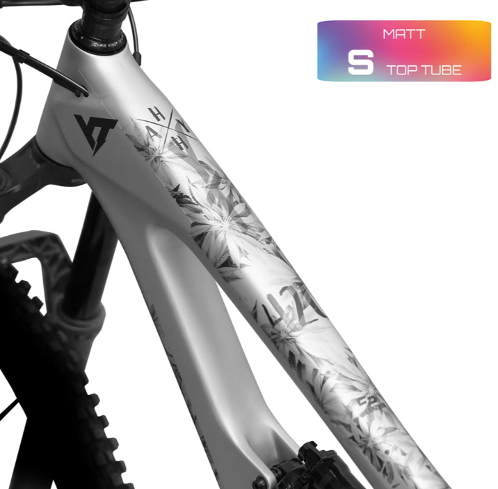 Unleazhed frame protection film S matt top tube  Unleazhed frame protection film S matt top tube