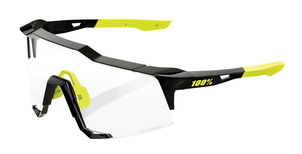 100% Speedcraft - Photochromic Clear/Smoke, gloss black 100% Speedcraft - Photochromic Clear/Smoke, gloss black