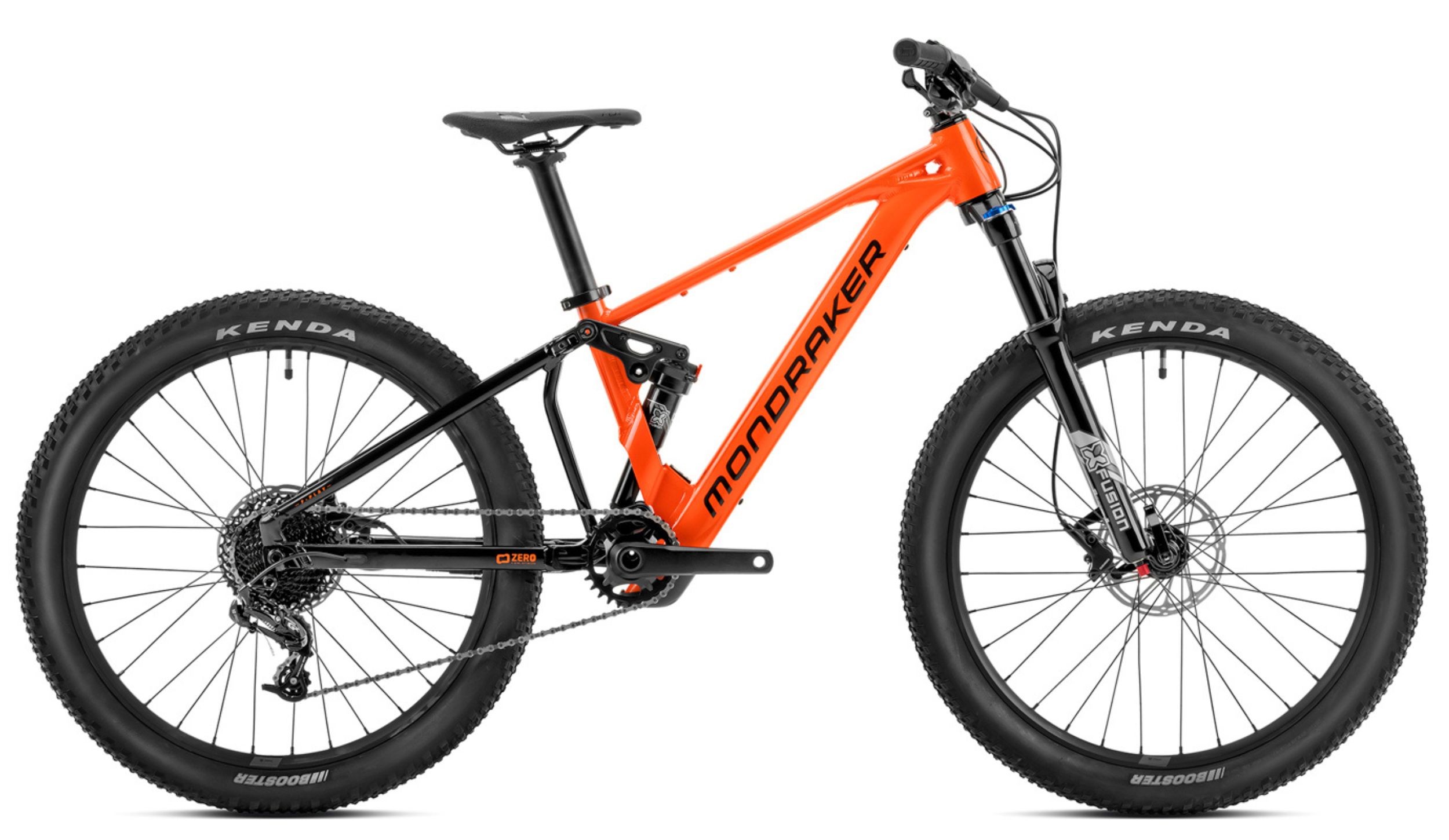 black/orange