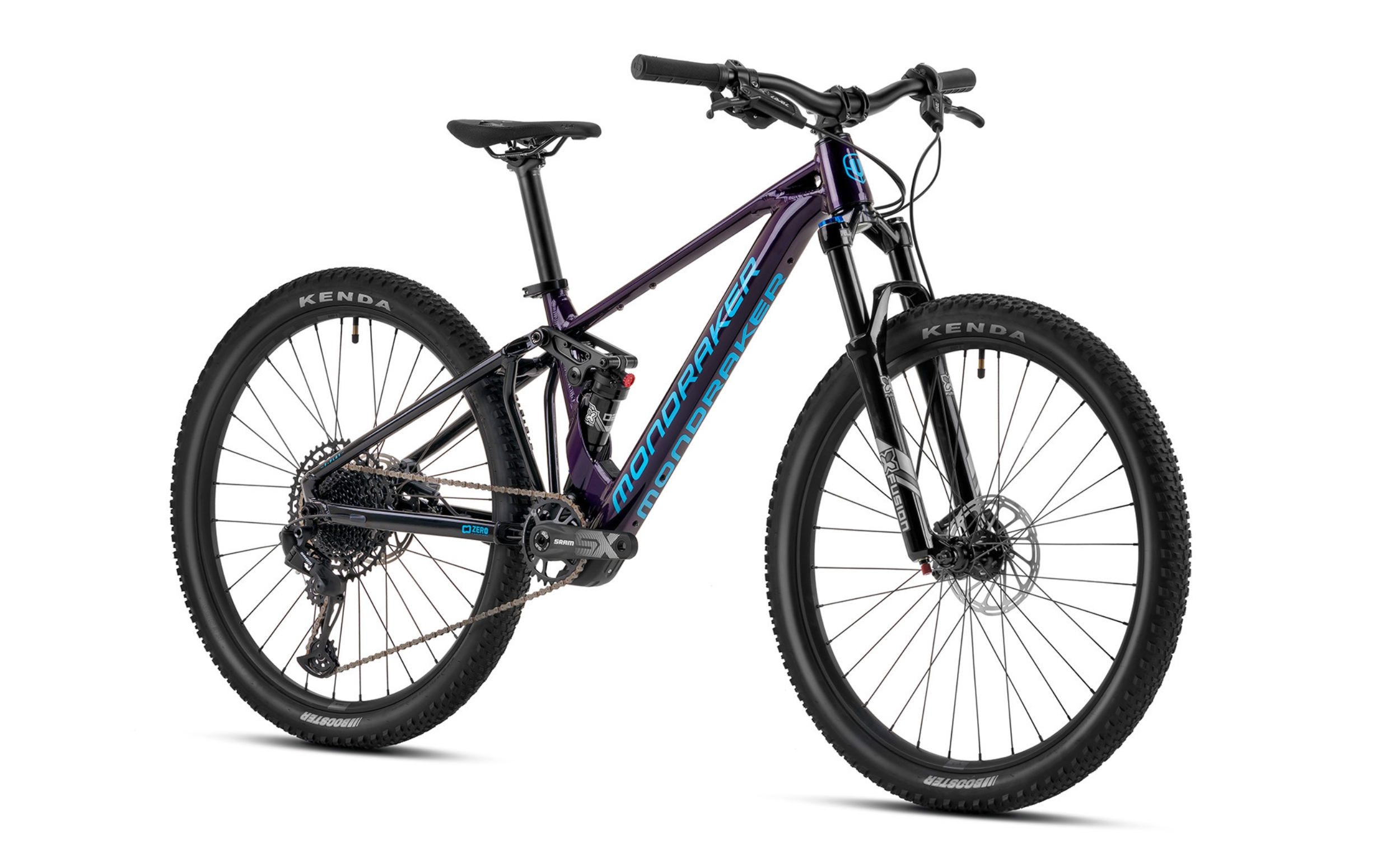 Mondraker F-Play 26 Mahle X35 250Wh KIDS Seitenansicht diagonal vorne