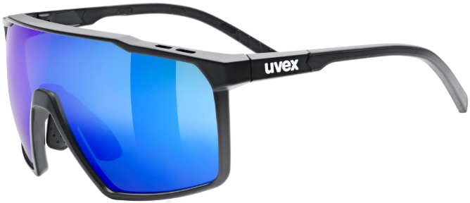 UVEX mtn perform S black matt/ MIRROR blue sports glasses UVEX mtn perform S black matt/ MIRROR blue sports glasses