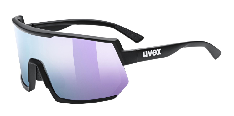 Uvex Sportstyle 235 MTB glasses black matt/mirror lavender Uvex Sportstyle 235 MTB glasses black matt/mirror lavender