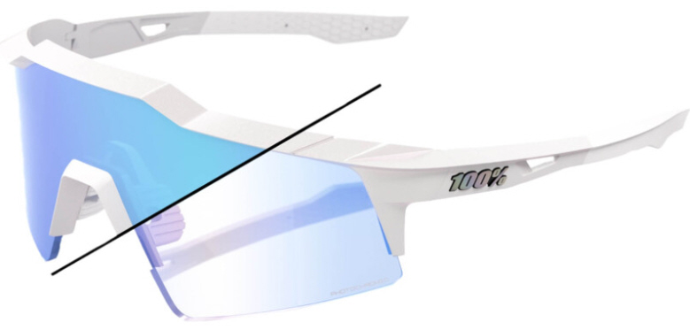 100% Speedcraft SL LE - Bastille - Blue Mirror Photochromic 100% Speedcraft SL LE - Bastille - Blue Mirror Photochromic